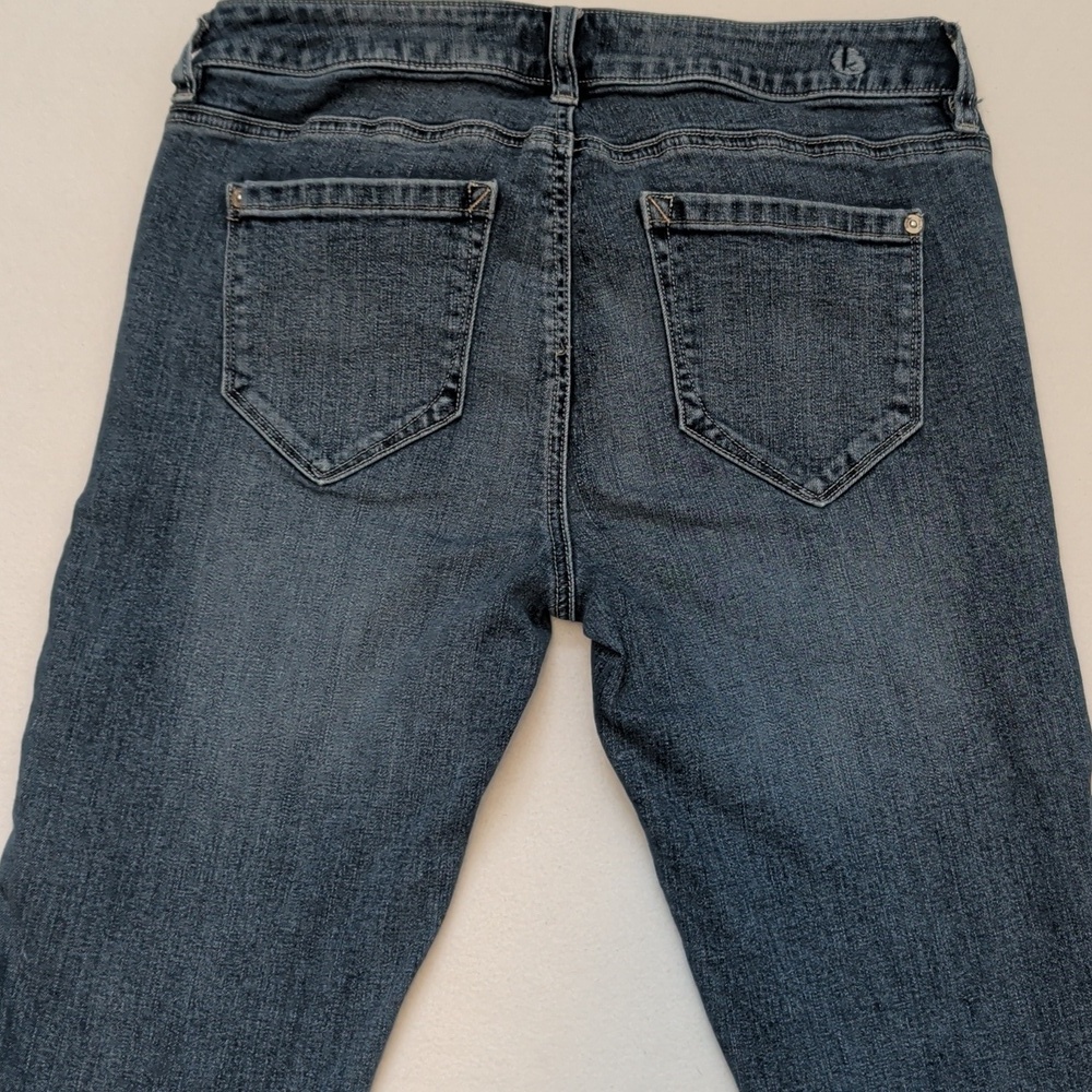 Kensie Slim Fit Ankle Cropped Jeans w/ Rolled Hem - Size 27 - Picture 5 of 6